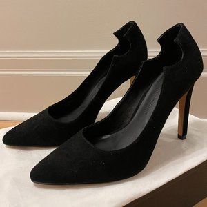 Rebecca Minkoff Black Suede Heels